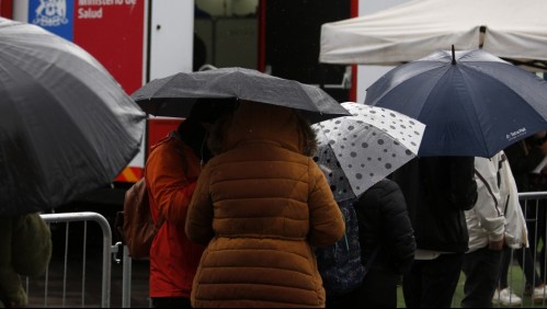 Precipitaciones irán de sábado a lunes: Onemi actualiza alerta preventiva para 10 comunas de la Región Metropolitana