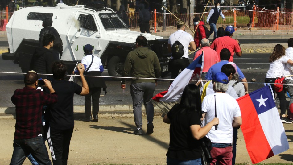 rechazo Un manifestante resultó apuñalado: Incidentes se registran en congregación del rechazo