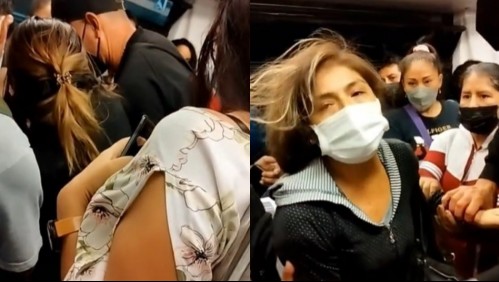 Mujer sorprende a su esposo con su amante en el metro: suben la pelea a TikTok y se viraliza