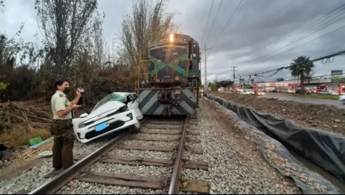 Conductor muere luego de ser impactado por un tren y arrastrado cerca de 100 metros