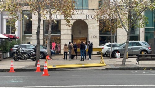 Video muestra segundo asalto en menos de una semana a tienda de lujo Sarika Rodrik: Delincuentes realizaron disparos