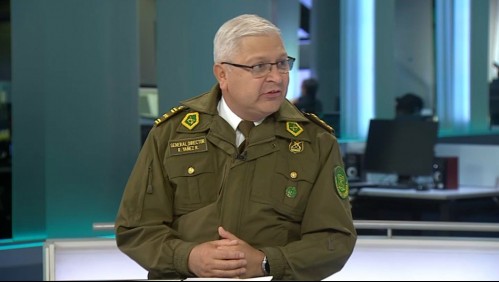 General director de Carabineros por la delincuencia en el país: 'Yo no me atrevería a decir que es el peor momento'