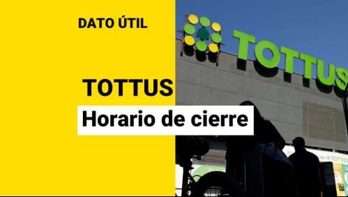 Supermercados Tottus: ¿A qué hora cierran este sábado?