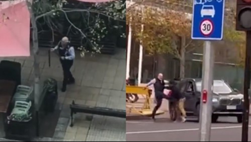 'Mi señora me retó': habla gerente de lujosa tienda de Las Condes que enfrentó a patadas y correazos a asaltantes