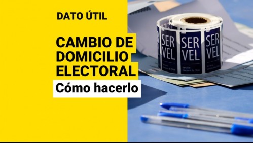 Cambio de domicilio electoral: ¿Cómo hacerlo para votar en el Plebiscito de salida?