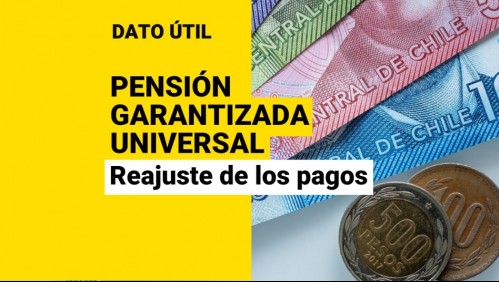 Pensión Garantizada Universal: ¿Cuándo será reajustado el pago de 185 mil?