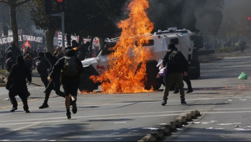 Incidentes en Estación Central por el Día el Trabajador: Habría tres heridos y dos detenidos
