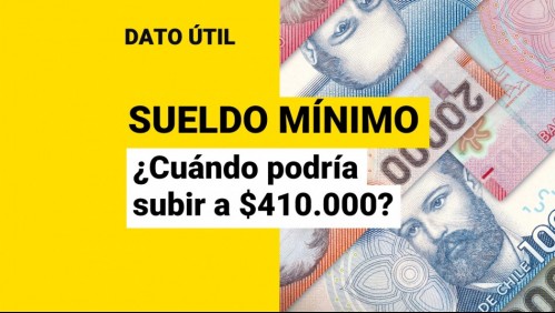 Aumento del sueldo mínimo: ¿Qué tiene que pasar para que suba a $410.000?