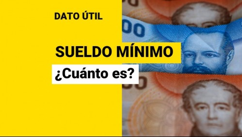 Sueldo mínimo: ¿Cuál es el monto que se paga actualmente en Chile?