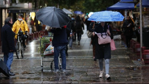 Meteorología emite aviso de precipitaciones para dos regiones: Revisa dónde lloverá