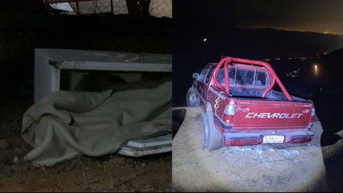 Hombre fue hallado amarrado al interior de un refrigerador en Quilpué: Habría sido lanzado desde una camioneta