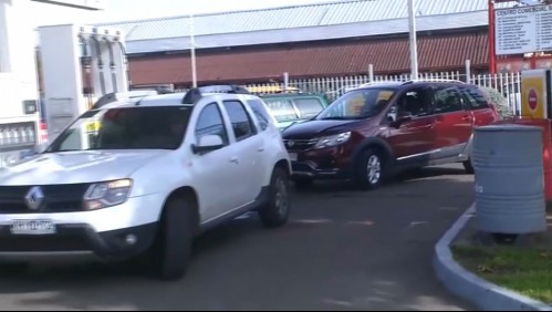 Desabastecimiento de combustibles genera largas filas de vehículos en Temuco