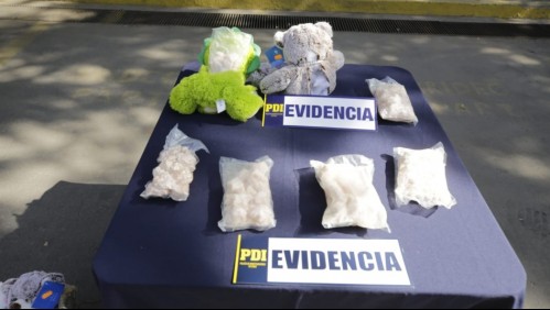 Al interior de peluches: Detectan por primera vez en Chile droga 'pocas veces vista a nivel mundial'