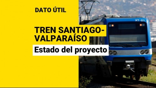 Tren Santiago-Valparaíso: ¿En qué está el proyecto?