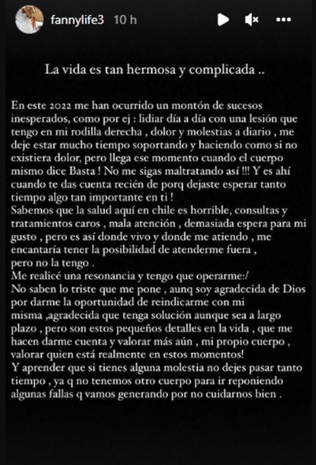 Historia de Fanny Cuevas