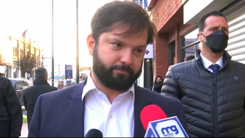Boric por carabinero que murió baleado en Chillán Viejo: 'No podemos seguir permitiendo estos niveles de violencia'