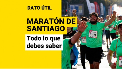 Maratón de Santiago: Horario, cortes de tránsito, recorrido y todo lo que debes saber sobre el evento