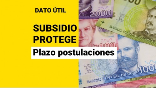 Subsidio Protege: ¿Hasta cuando hay plazo para postular a los $200.000 mensuales?