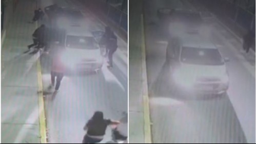 Nueva encerrona: Video muestra a mujer siendo abordada por cerca de una decena de sujetos para robarle