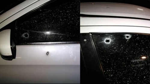 Chofer de aplicación fue baleado en Valparaíso: Recibió al menos ocho disparos en su vehículo