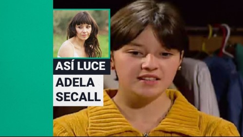 Comenzó su carrera siendo una adolescente en 'Adrenalina': Así luce hoy la actriz Adela Secall