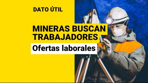 Importantes mineras buscan trabajadores: ¿Cuáles son las ofertas laborales disponibles?