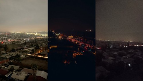 Los registros del masivo apagón que afectó a diferentes comunas del sur de Santiago
