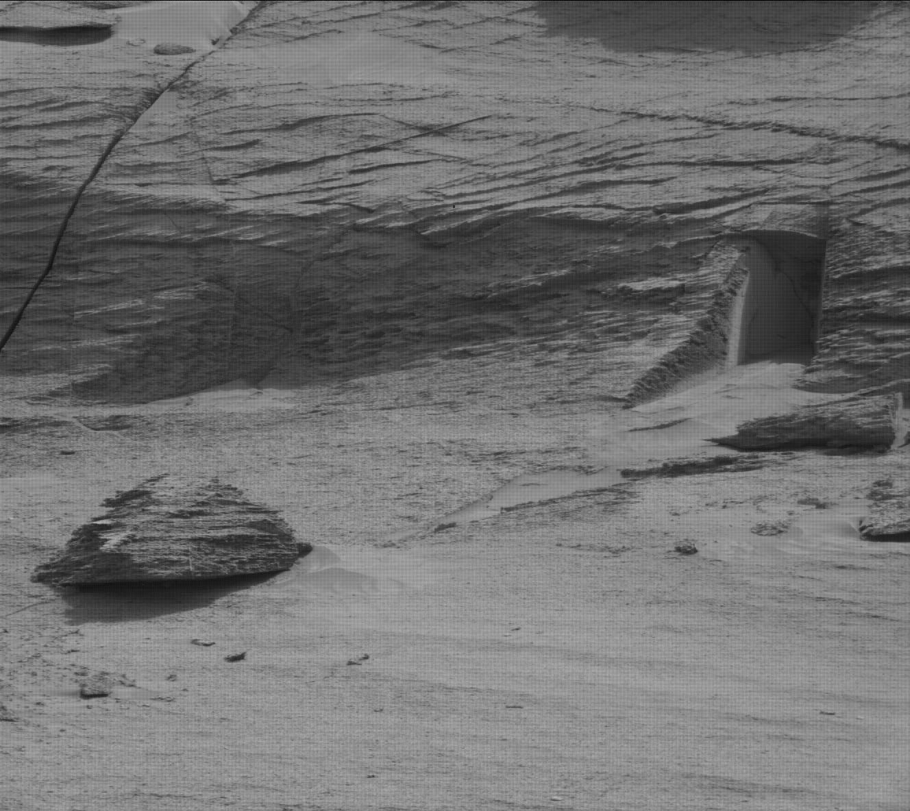 Imagen capturada por la NASA el día solar 3466 del rover Curiosity, correspondiente a la 