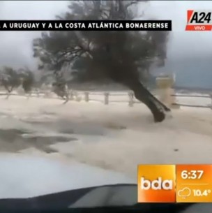 Vientos de hasta 100 km/h, múltiples daños y un joven muerto: ciclón extratropical mantiene en alerta a Uruguay Vientos de hasta 100 km/h, múltiples daños y un joven muerto: ciclón extratropical mantiene en alerta a Uruguay