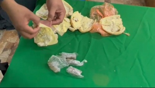 Hombre intentó ingresar más de 40 dosis de marihuana dentro de un sándwich de jamón y queso en cárcel de Quillota
