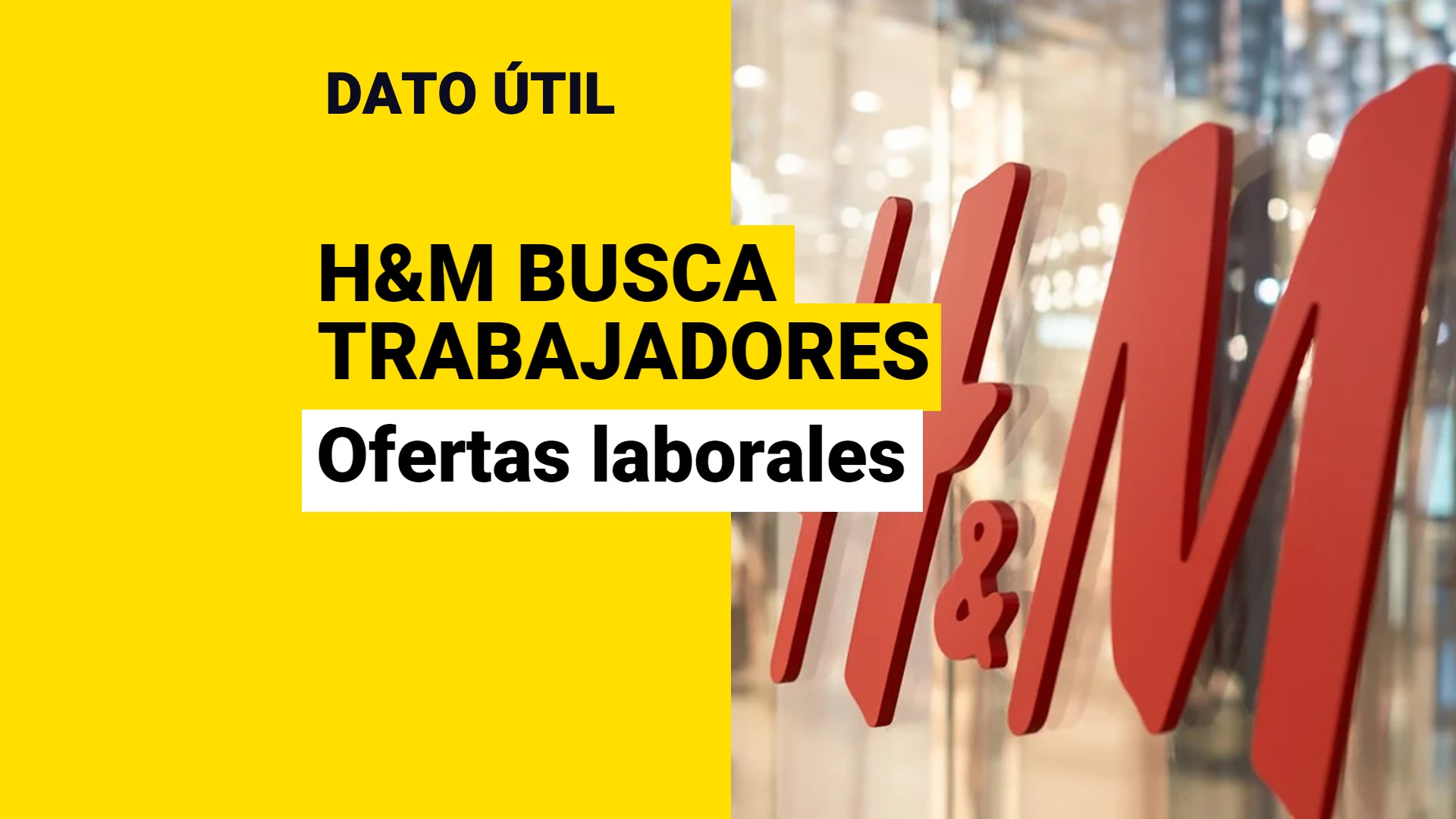 Hm ofertas de 2025 empleo