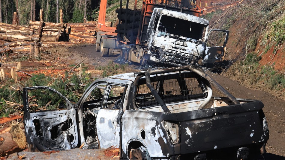 Reportan atentado incendiario en Arauco durante nuevo Estado de Excepción en Macrozona Sur