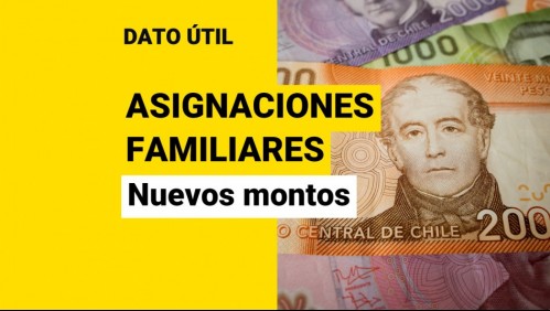 Suben montos de la Asignación Familiar y Maternal: ¿Cuáles serán los nuevos pagos?