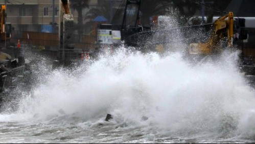 Armada por aviso de marejadas: 'Los sectores donde hay que tener más precaución son roqueríos y rompeolas'