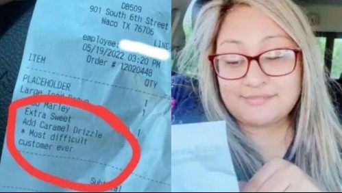 El indignante mensaje que le escribieron a mujer sorda en una boleta tras ir a una de sus cafeterías preferidas