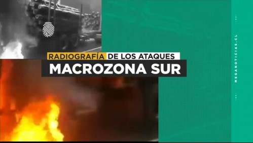 El mapa de los hechos violentos adjudicados en la Macrozona Sur este 2022