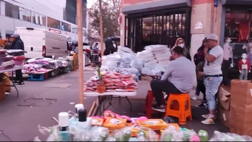 'No se ve dónde está el desalojo': Comerciantes ambulantes vuelven a ocupar el barrio Meiggs