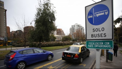 Aumentan fiscalización con cámaras para pistas de 'solo buses': Conoce los principales ejes que serán reforzados