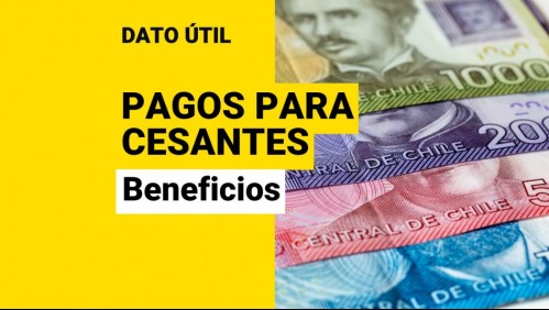 Pagos para cesantes: ¿Cuáles son todos los beneficios que puedes recibir?