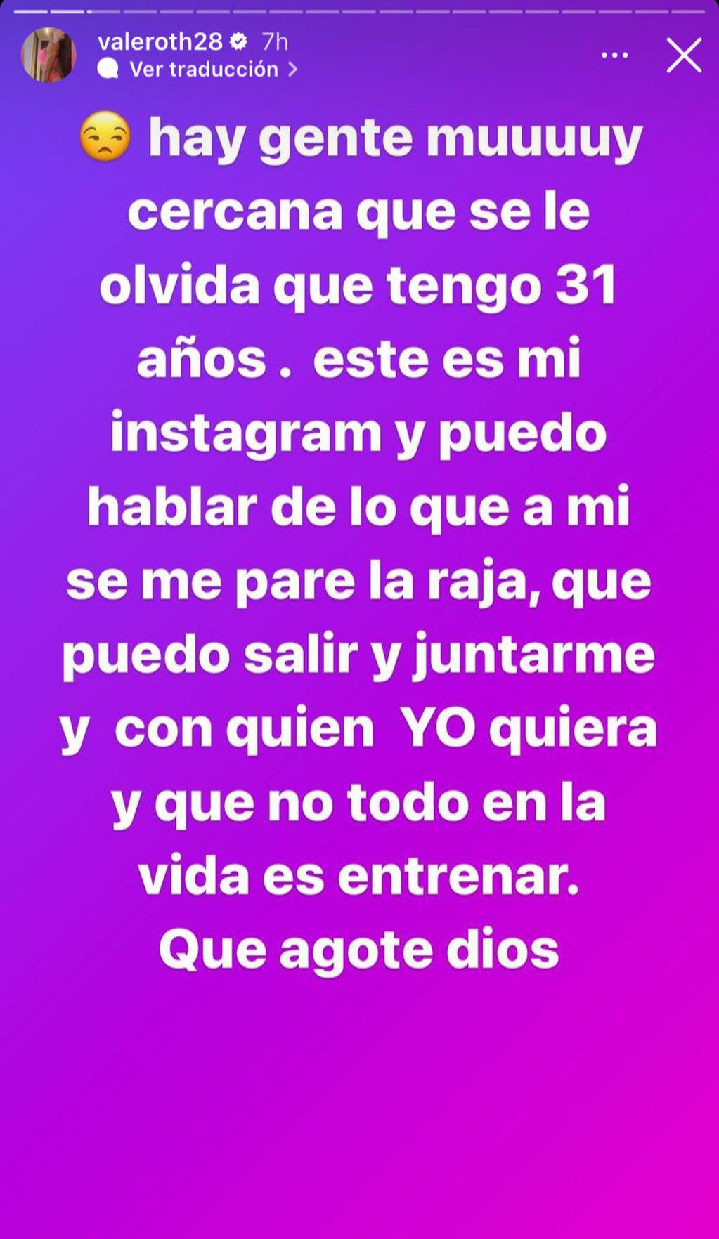 Historia de Vale Roth