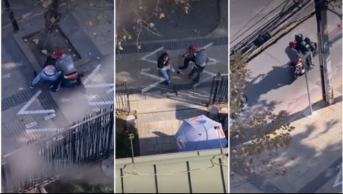 Video capta momento donde delincuentes realizan violento asalto: Robaron $4 millones