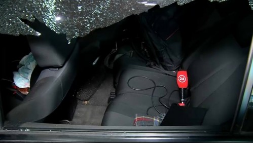 Sujetos atacan a equipo de TVN y luego intentan hacer encerrona a familia que iba a urgencias con su bebé