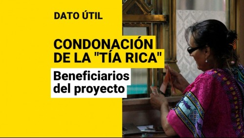 Avanza proyecto de condonación de la 'Tía Rica': ¿Qué deudores serían los beneficiados?