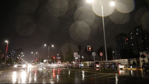 Pronóstico de lluvias: Se registraron precipitaciones en la zona central del país