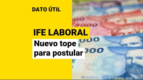 Nuevo tope para postular al IFE Laboral: Este es el requisito que cambia con el alza del sueldo mínimo