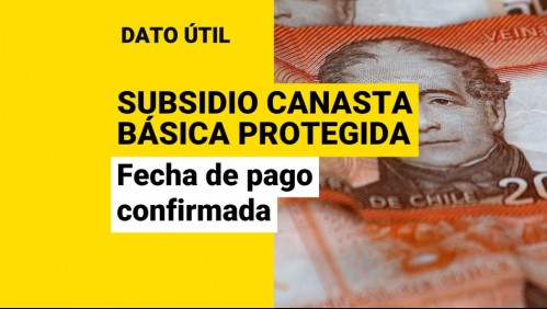 Confirman fecha de pago del Subsidio Canasta Básica: ¿Quiénes reciben los pagos mensuales?