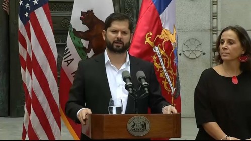 Gabriel Boric en EEUU: recalca que Chile es 'seguro para invertir' y se refiere a propuesta de 'cuotas' migratorias