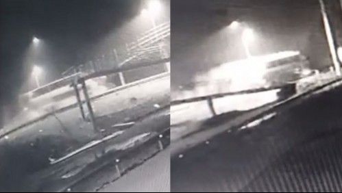 Video muestra volcamiento de bus en la Ruta 5 Sur en el que falleció una persona