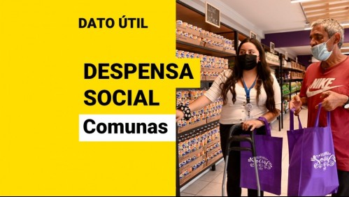 Despensa Social: ¿Cuáles son las comunas que la implementaron y cómo se puede acceder?