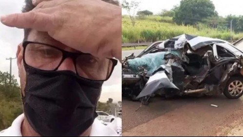 Fue a cubrir un violento accidente de tránsito y al llegar se enteró que la víctima fatal era su propio hijo